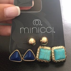 NWT Minicci Women’s Earrings | 3 pairs !!!!